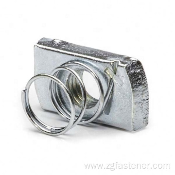 stainless steel spring nuts T-slot Nuts